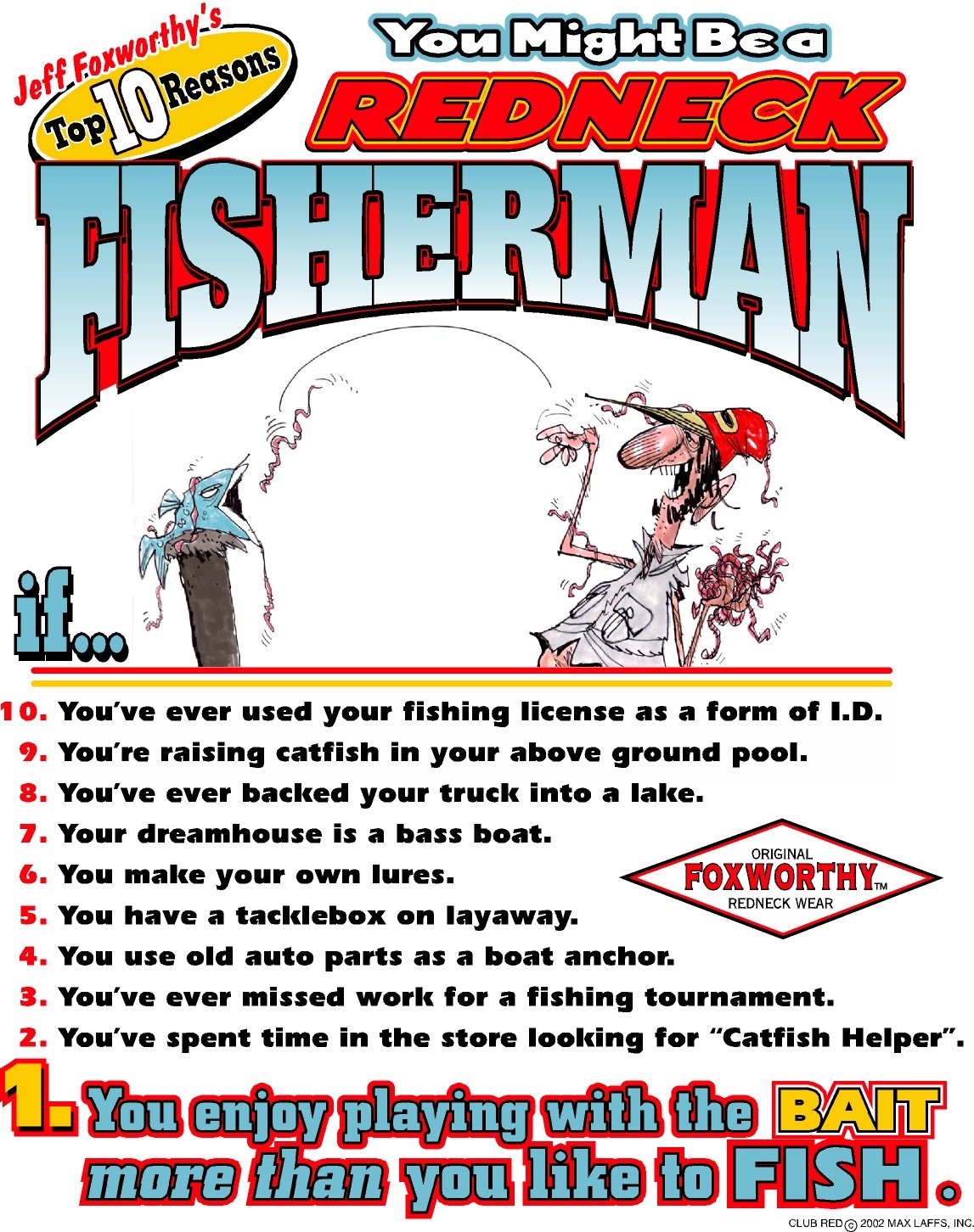 Jeff Foxworthy Man Cave Official Redneck Metal Sign - Rustic Wall Decor for Home Bar, Garage & Game Room - Funny Southern Country Style Gift for Men