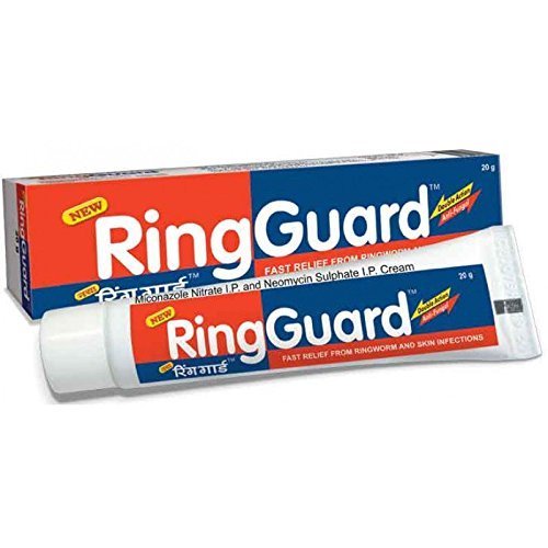 Ring Guard Antifungal Cream for Ringworm, Athlete's Foot & Skin Infections - Fast Relief for Fungal & Bacterial Eczema - Ideal for Athletes, Gym-Goers & Outdoor Enthusiasts