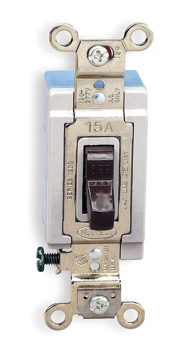 Hubbell Kellems 4-Way Toggle Wall Switch, Maintained Function, HBL1204 - Perfect for Home Lighting Control and Electrical Wiring Projects