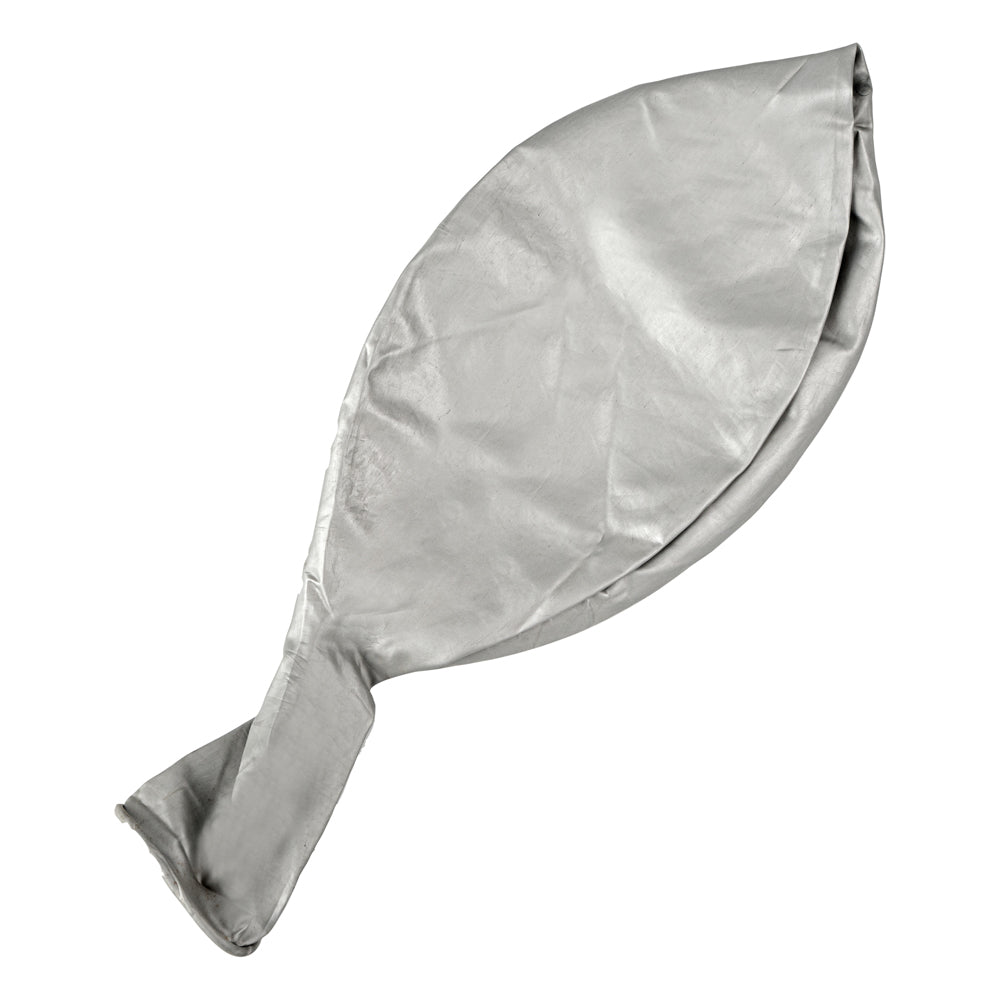 Balloonify Metallic Silver Latex Balloons - 36 Inch, Pack of 10 | Perfect for Birthday Parties, Weddings & Baby Showers