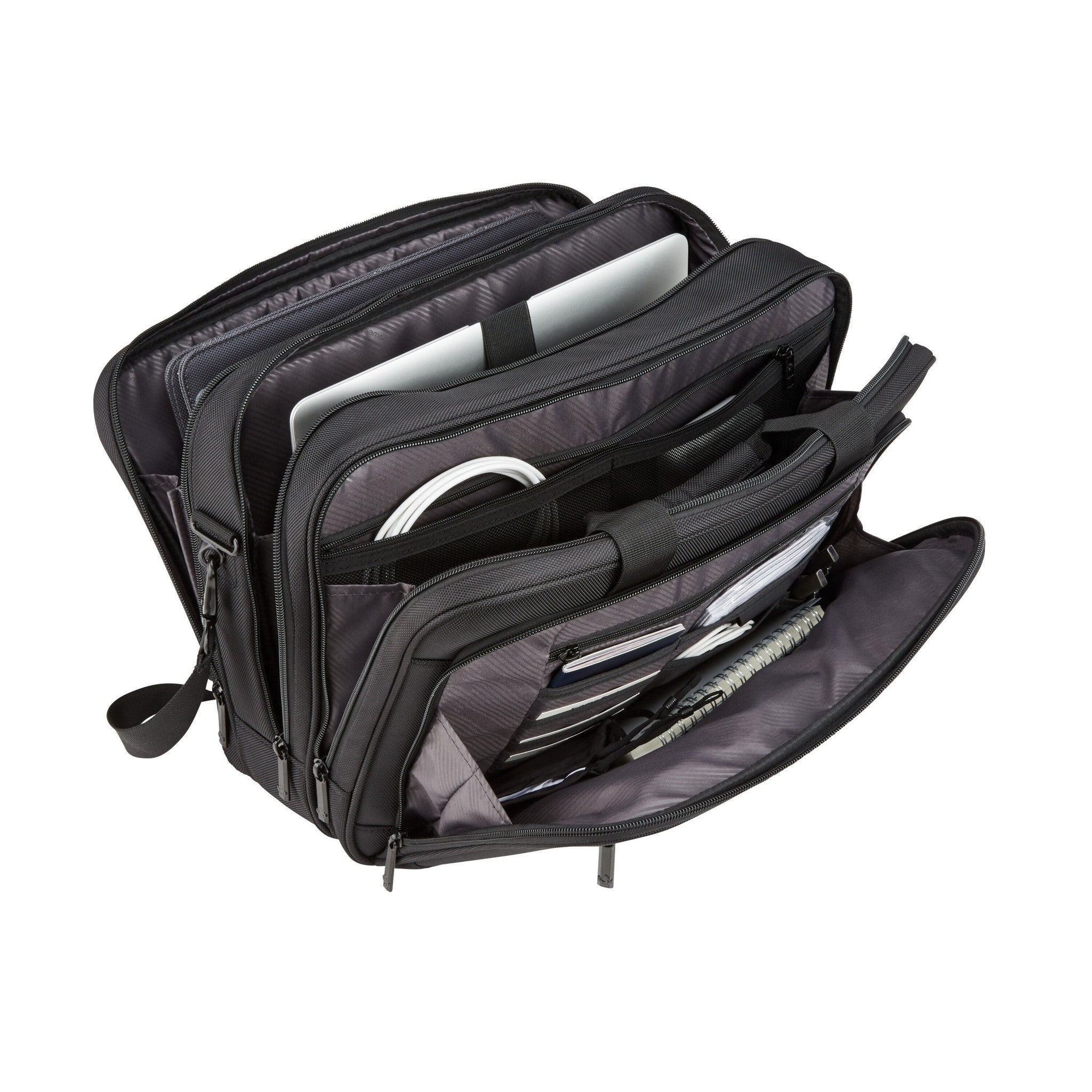 Samsonite Classic Business 2.0 Laptop Briefcase - 3 Compartment Professional Work Bag for Men & Women - Durable Office Travel Carry On with Padded Laptop Sleeve (Fits 15.6