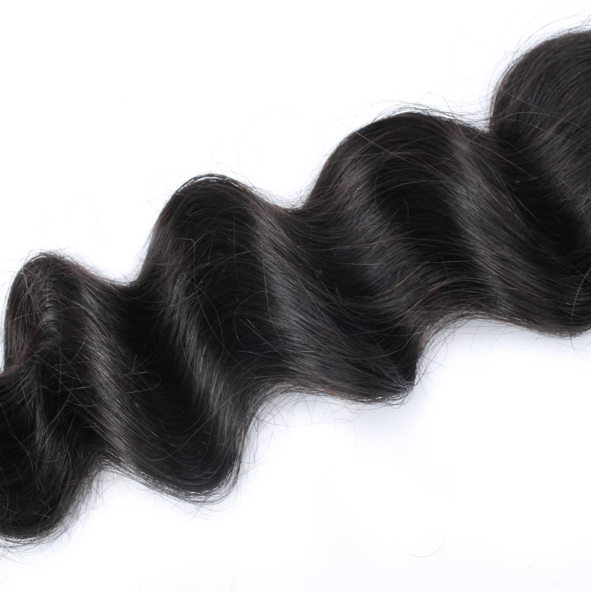 100% Human Hair Loose Wave Bundles for Extensions & Weaves | Natural Soft Wavy Hair for Styling & Volume | Perfect for Daily Wear, Parties & Special Occasions
