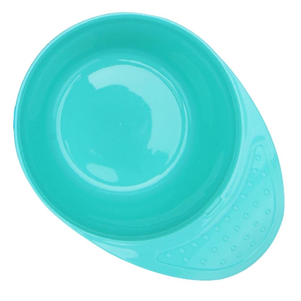 Professional Salon Hair Coloring Mixing Bowl with Handle - Cyan Tint Dye Bowl for Hairdressers & DIY Hair Dye - Perfect for Salon Styling, Balayage, Highlights & At-Home Hair Coloring