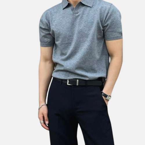 Premium Men's LUX Polo Shirt - Soft Cotton, Breathable & Stylish Casual Wear for Golf, Office & Everyday Outfits