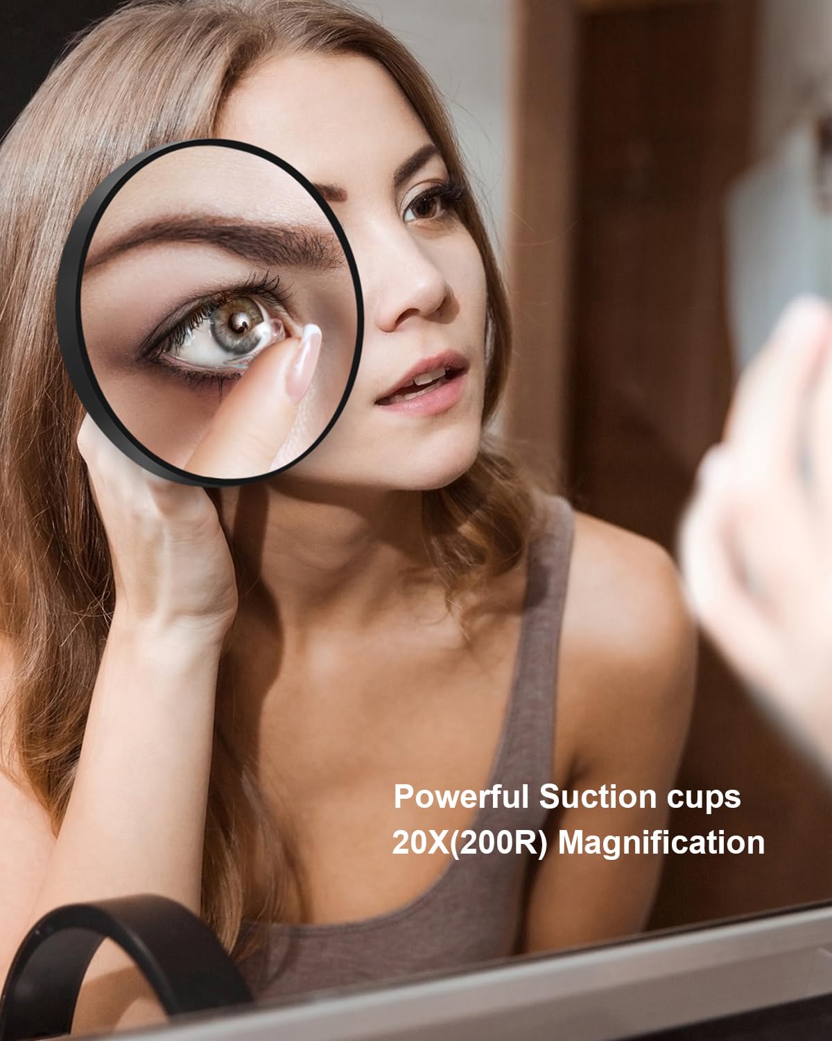 OMIRO 20X Magnifying Mirror with Suction Cup - 3.5