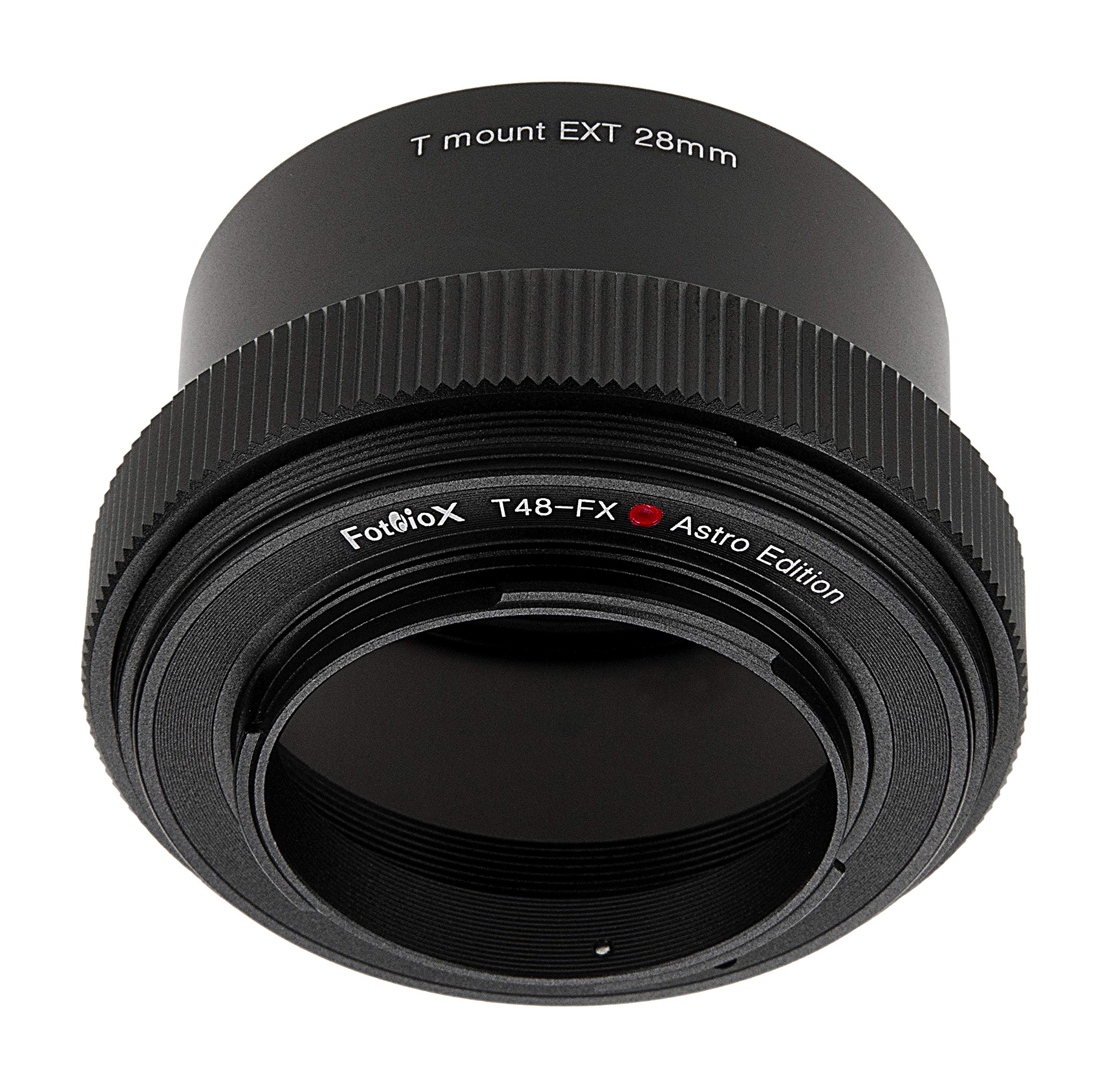 Fotodiox Lens Adapter Astro Edition - 48mm (x0.75) T-Mount to Fuji X-Series Mirrorless Camera Adapter for Wide Field Telescopes | Deep Space Astrophotography | Perfect for Night Sky & Celestial Photography