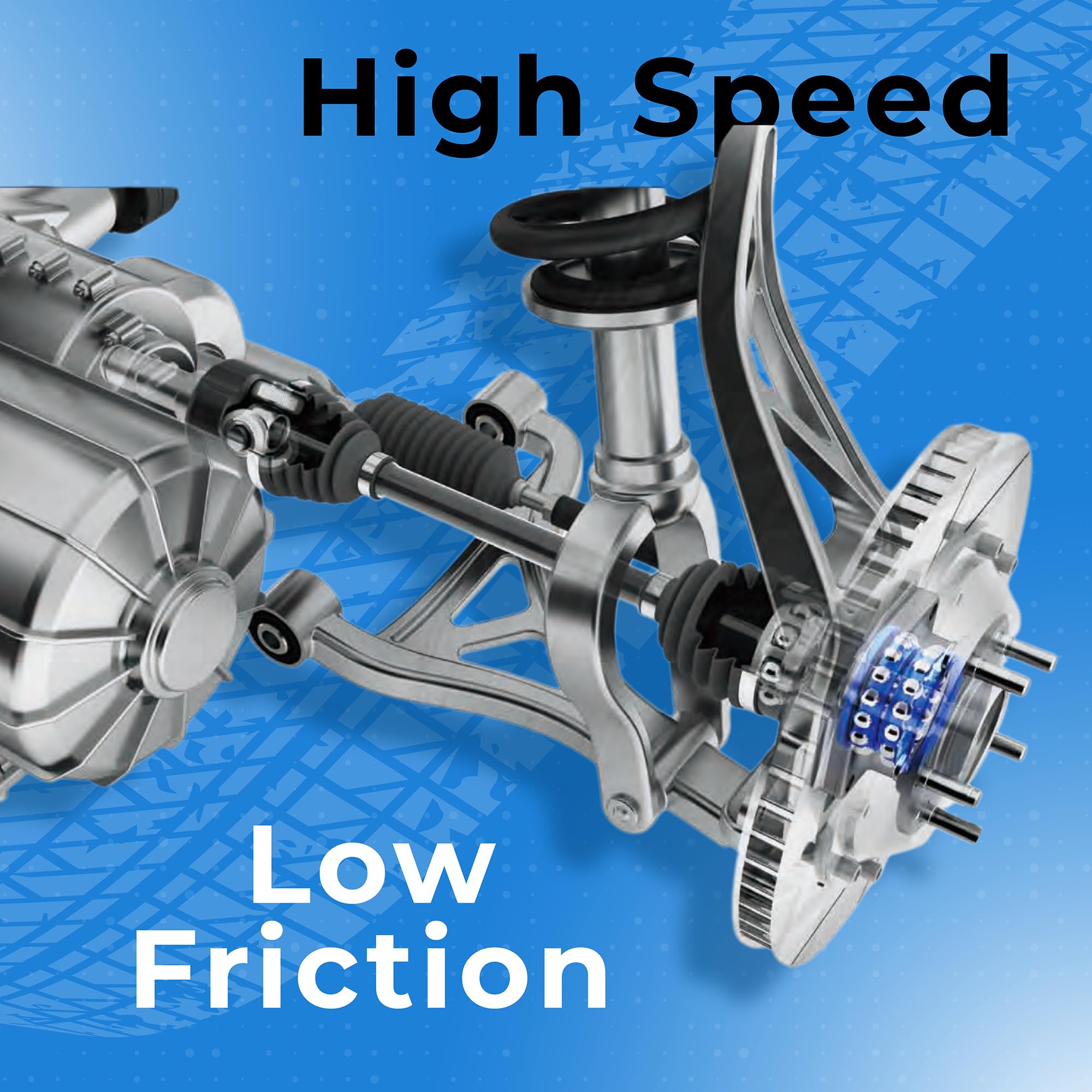 Rear Wheel Hub and Bearing Assembly Compatible with 2001-2007 Ford Focus - 4 Wheel Disc Brakes & ABS System - Perfect for Smooth Ride and Safe Braking Performance
