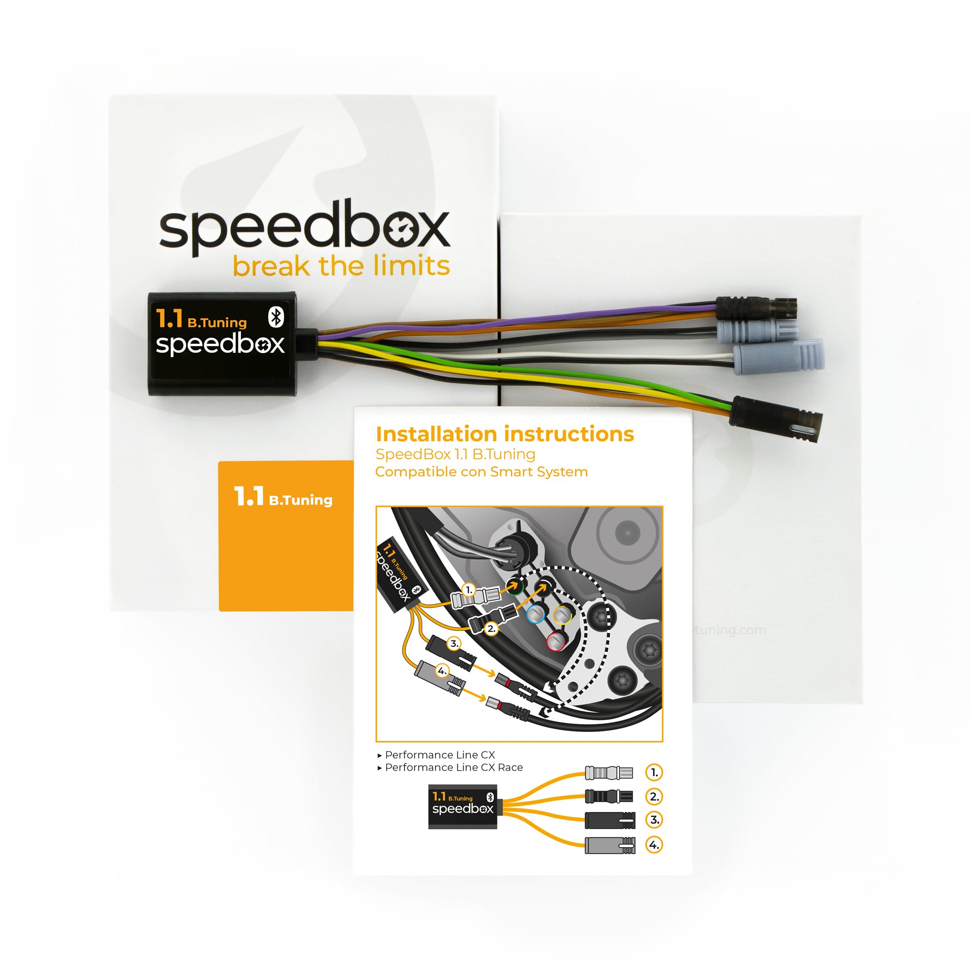 SpeedBox 1.1 B.Tuning Bluetooth E-Bike Tuner - Compatible with Bosch Smart System & Motors (2022-2024) | Smart Tuning Kit with SpeedBox App | Boost E-Bike Speed for Commuting & Off-Road Adventures