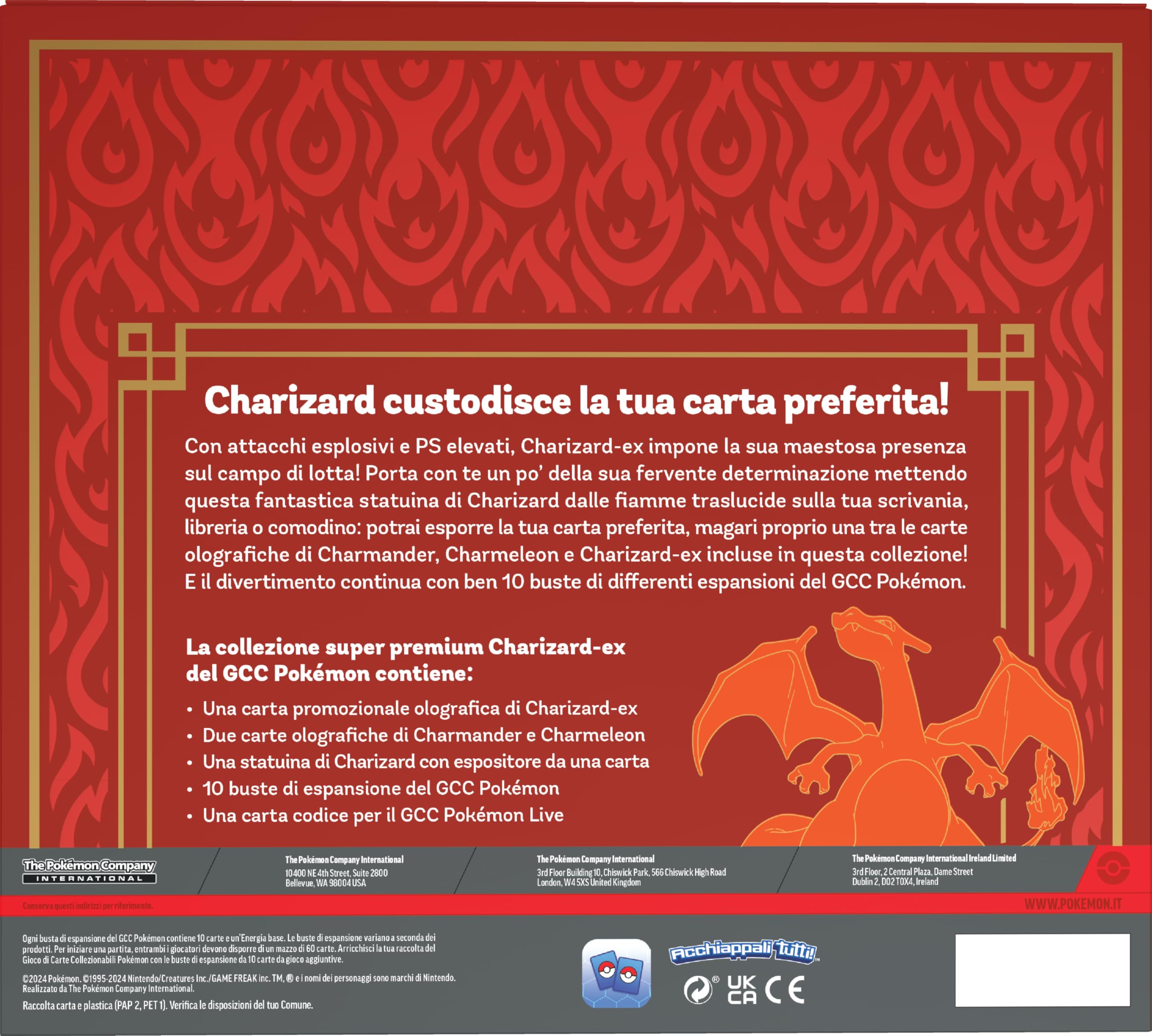 Pokémon Charizard Action Figure - Big Gift for Kids, Collectible Toy (290-60542) - Perfect for Birthday Presents, Halloween Gifts & Pokémon Fans Collection
