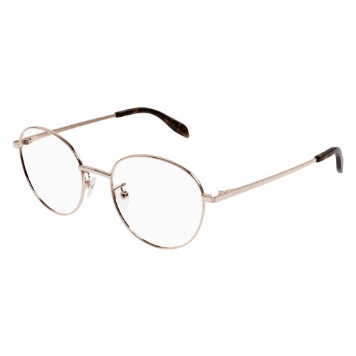 Alexander McQueen AM0414O Designer Eyeglasses for Men & Women - Stylish & Lightweight Frame for Everyday Wear & Fashion Accessories