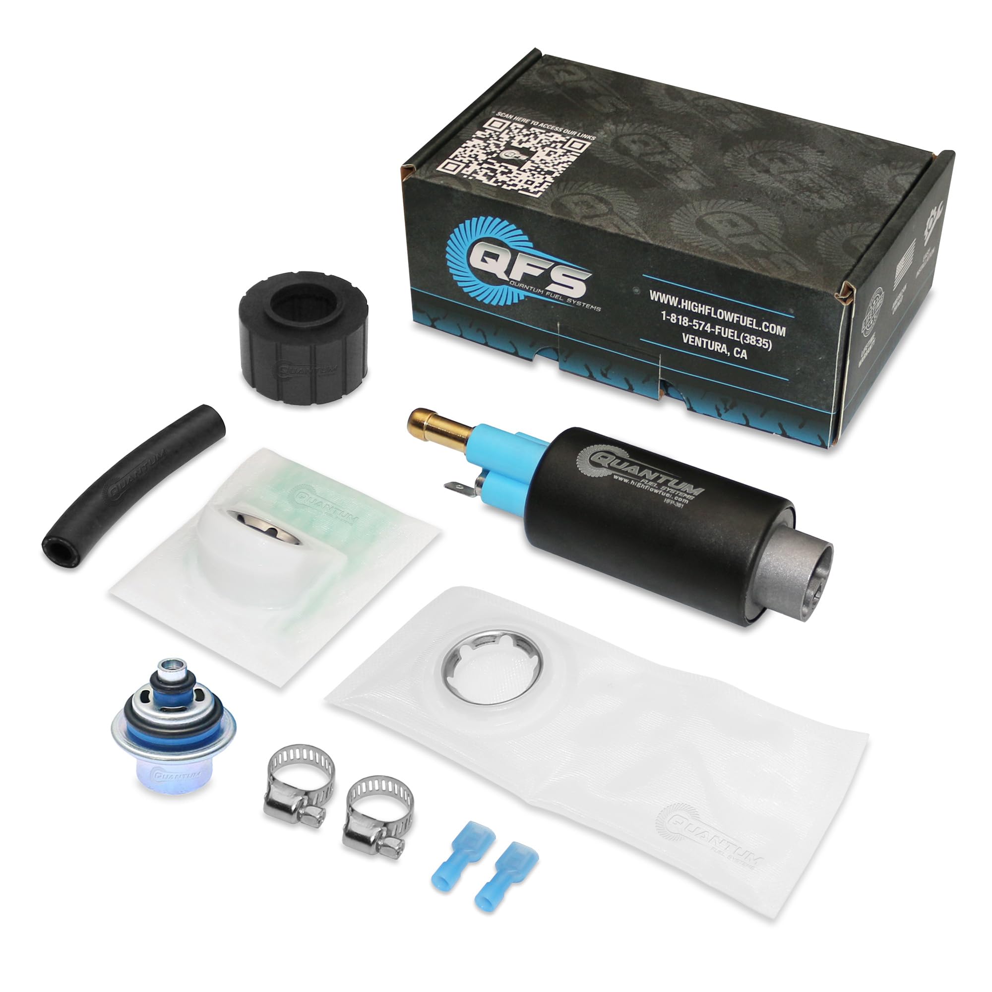 QFS Fuel Pump & Pressure Regulator Kit with Strainer - Compatible with 2007 Polaris Sportsman 500 (Fits Part Numbers 2205081, 2520498, 2520777) - ATV/UTV Off-Road Vehicle Replacement Part for Enhanced Performance