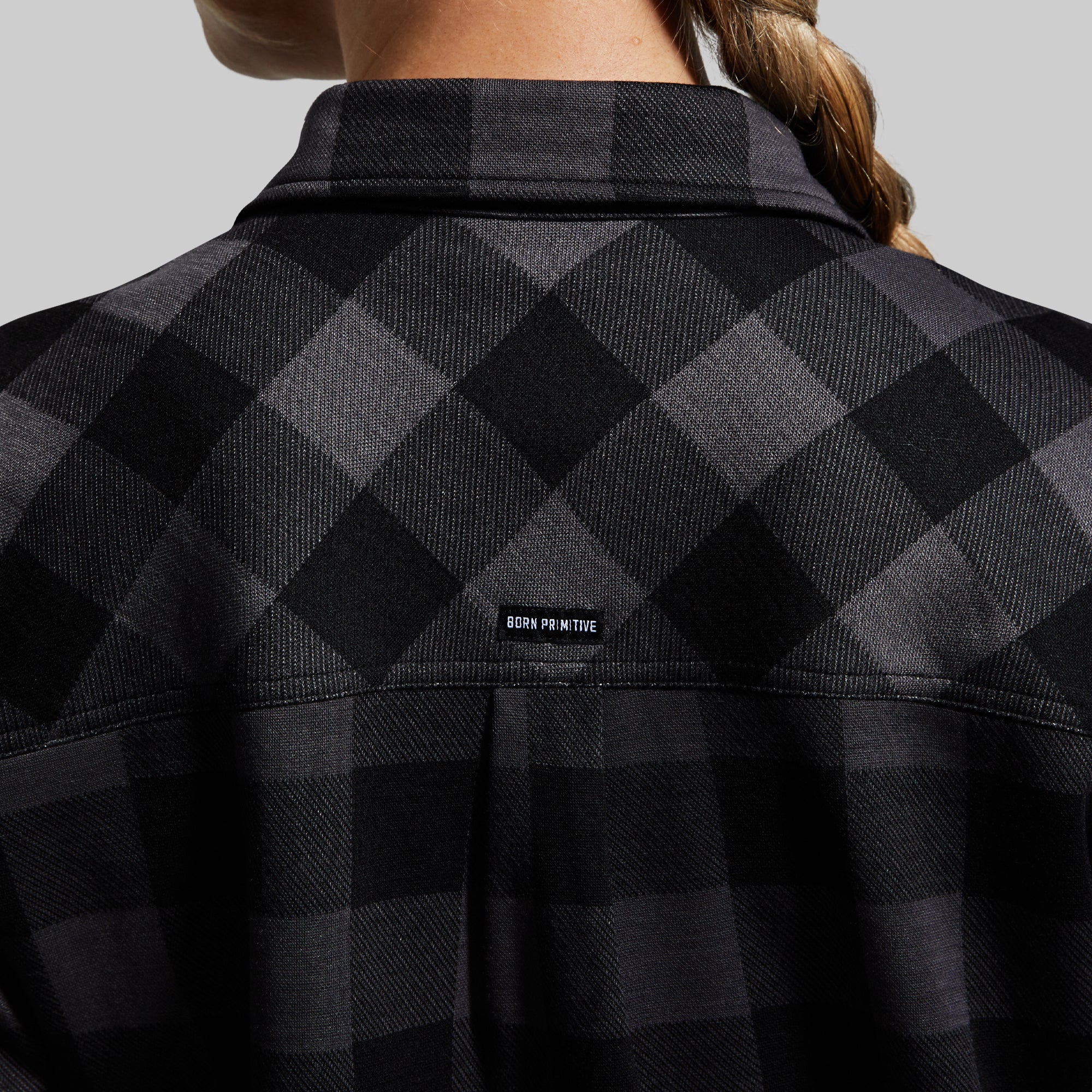 Woodsman Stretch Flannel Shirt for Men - Comfortable & Durable Smoke Gray Plaid - Perfect for Outdoor Adventures & Casual Wear