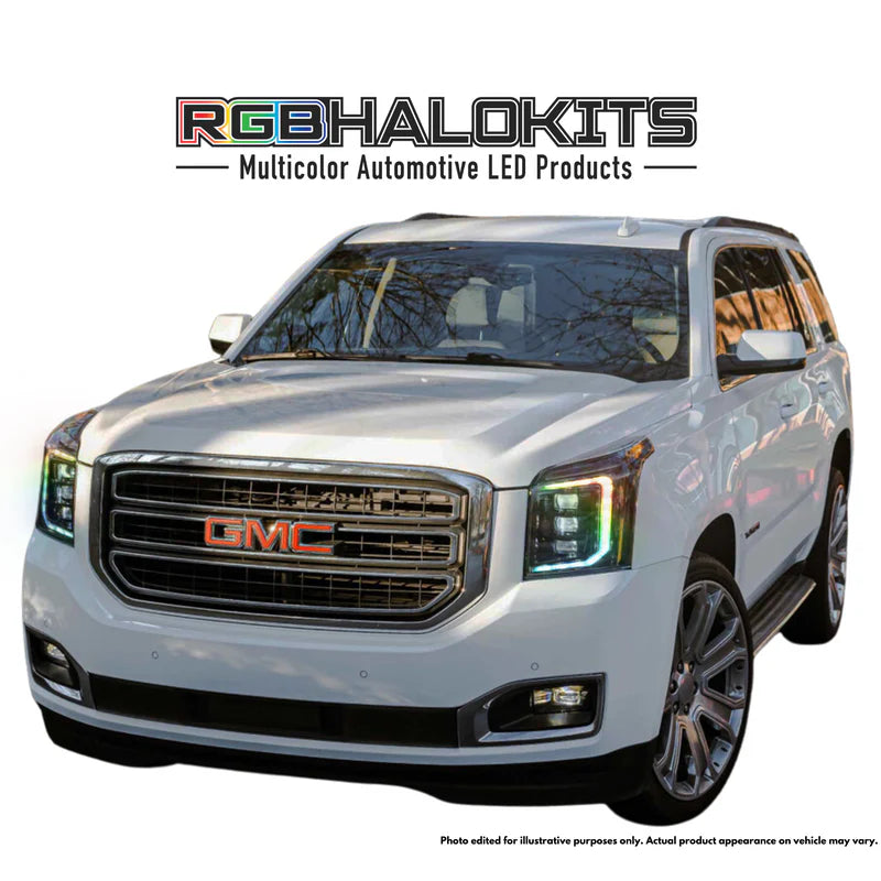 Morimoto XB LED Headlights for GMC Yukon (2015-2020) - Multicolor Flow Series | Premium Lighting Upgrade for Off-Road & Night Driving