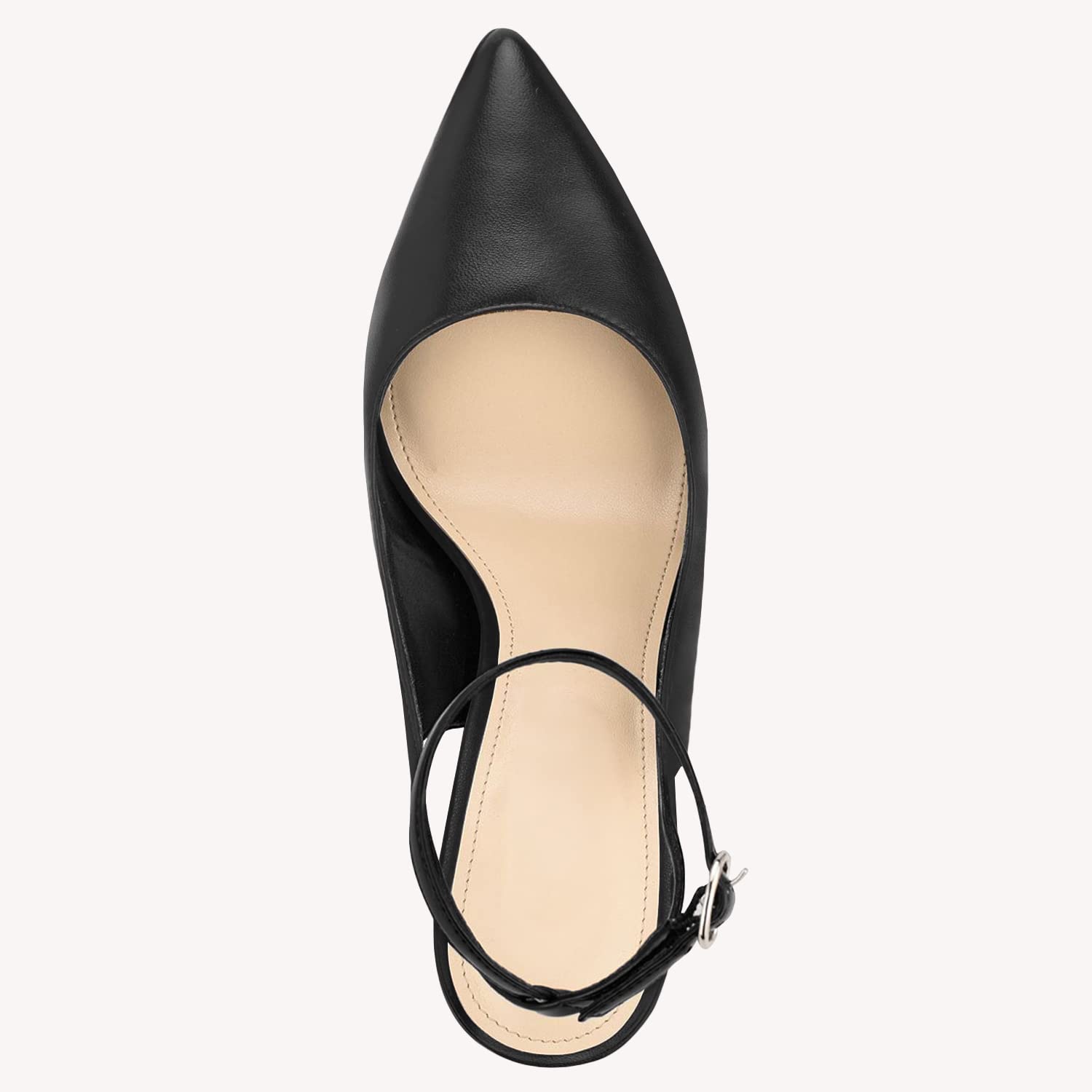 Women's Pointed Toe Ankle Strap Pumps - Elegant Closed Toe High Heels for Wedding, Party & Evening Wear - Slingback Dress Shoes for Prom, Bridal & Special Occasions