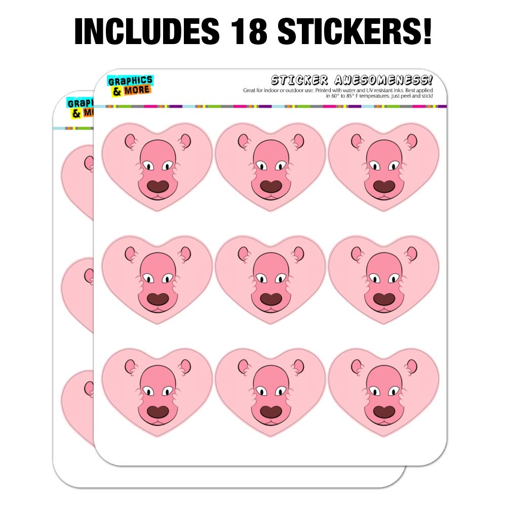 Steven Universe Lion Head Heart Shaped Planner Stickers - Cute Cartoon Scrapbook Decals for Journals, Calendars, DIY Crafts & School Supplies - Perfect for Bullet Journaling, Scrapbooking & Planner Decorations