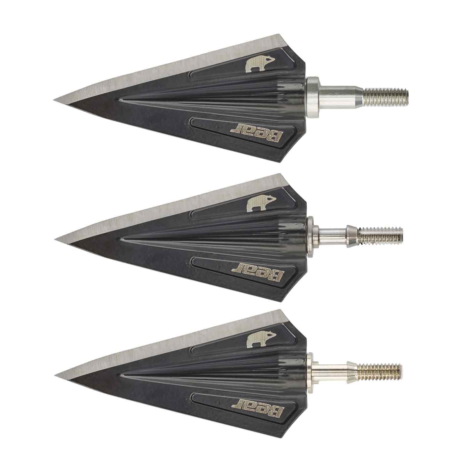 Bear Razorhead Variable Weight System Double Bevel Broadhead Kit (150gr & 250gr) - Perfect for Hunting, Target Practice & Outdoor Adventures