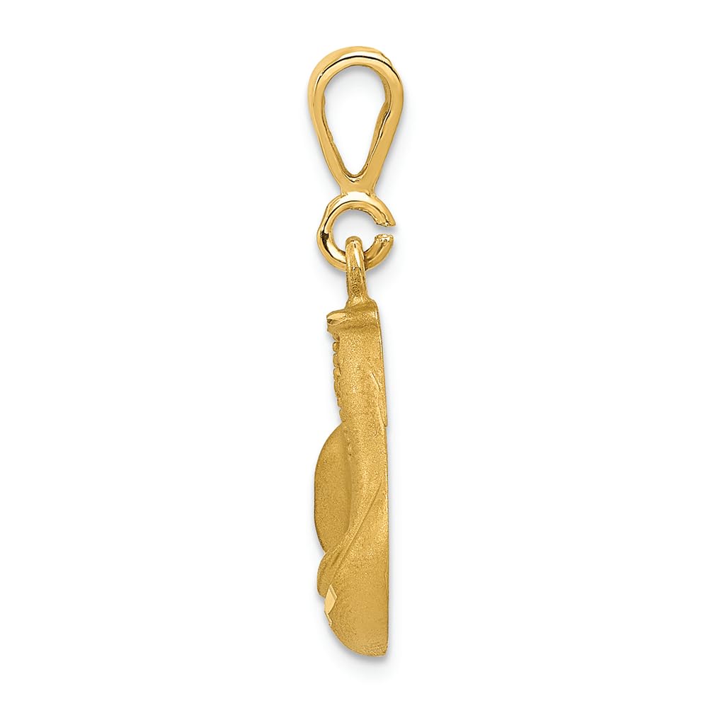 14K Yellow Gold Boxing Glove Charm Pendant - Dainty Sports Jewelry for Men & Women - Perfect for Boxing Enthusiasts, Athletes, and Gift Giving