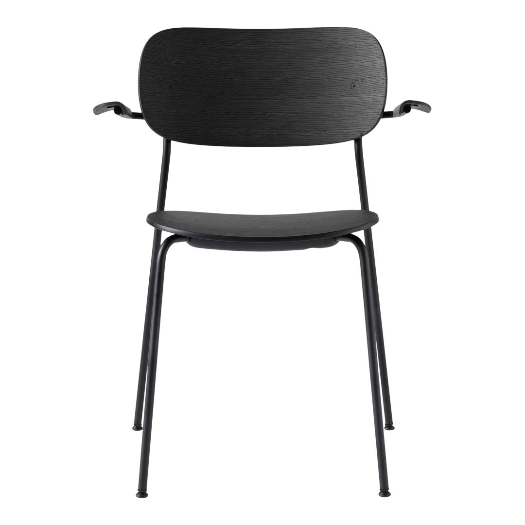 Modern Wooden Dining Chair with Armrests - Comfortable & Stylish for Kitchen, Dining Room, or Breakfast Nook