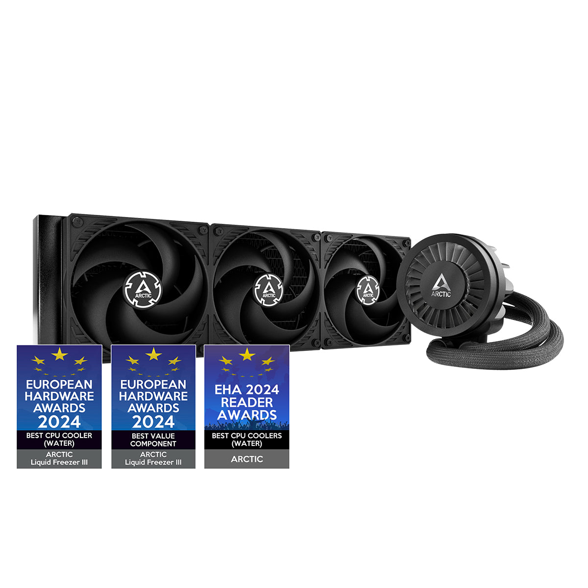 Arctic Liquid Freezer III 360 AIO CPU Cooler - High Performance Liquid Cooling System for PC Gaming & Overclocking - Perfect for Gaming Rigs, Workstations & High-End PC Builds