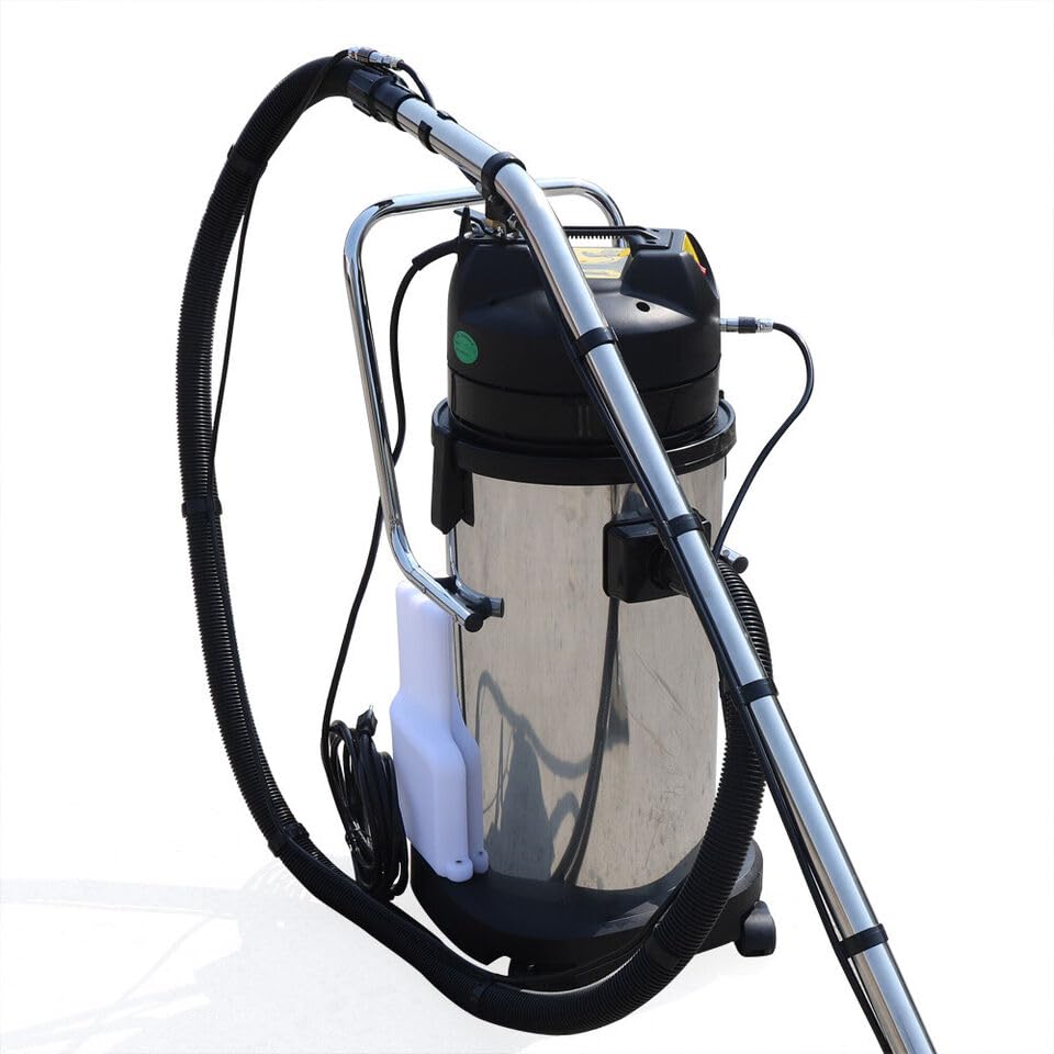 Commercial 3-in-1 Carpet Cleaning Machine with Extractor & Vacuum - 110V 1034W Portable Carpet Cleaner (40L/11gal) for Sofa, Curtain & Home Use - Circulating Air Cooling System for Professional Deep Cleaning