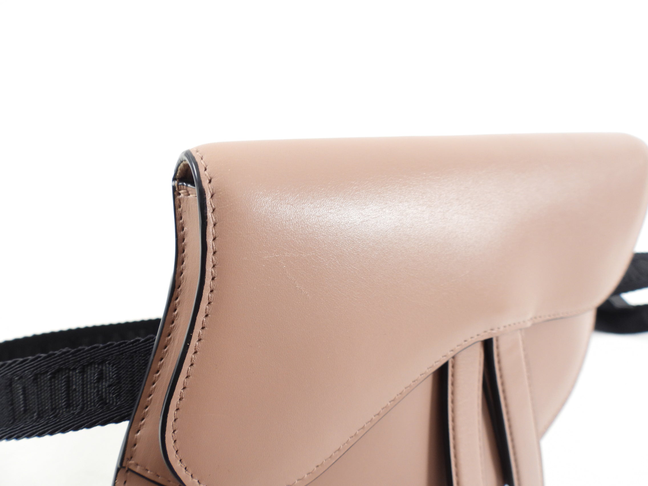 Dior Nude Leather Saddle Belt Bag - Luxury Crossbody Purse for Women | Perfect for Date Night, Parties & Everyday Use