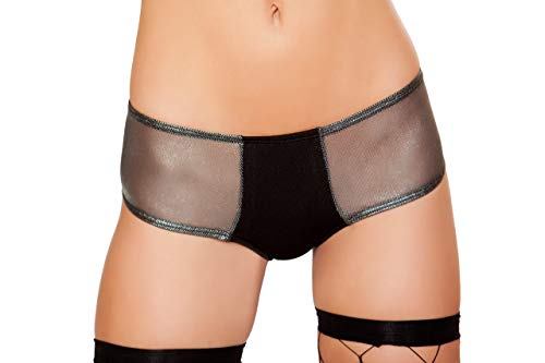 Sexy Two-Tone Roma Costume Booty Shorts - Mesh Party Shorts for Women | Perfect for Halloween, Cosplay, and Nightclub Outfits