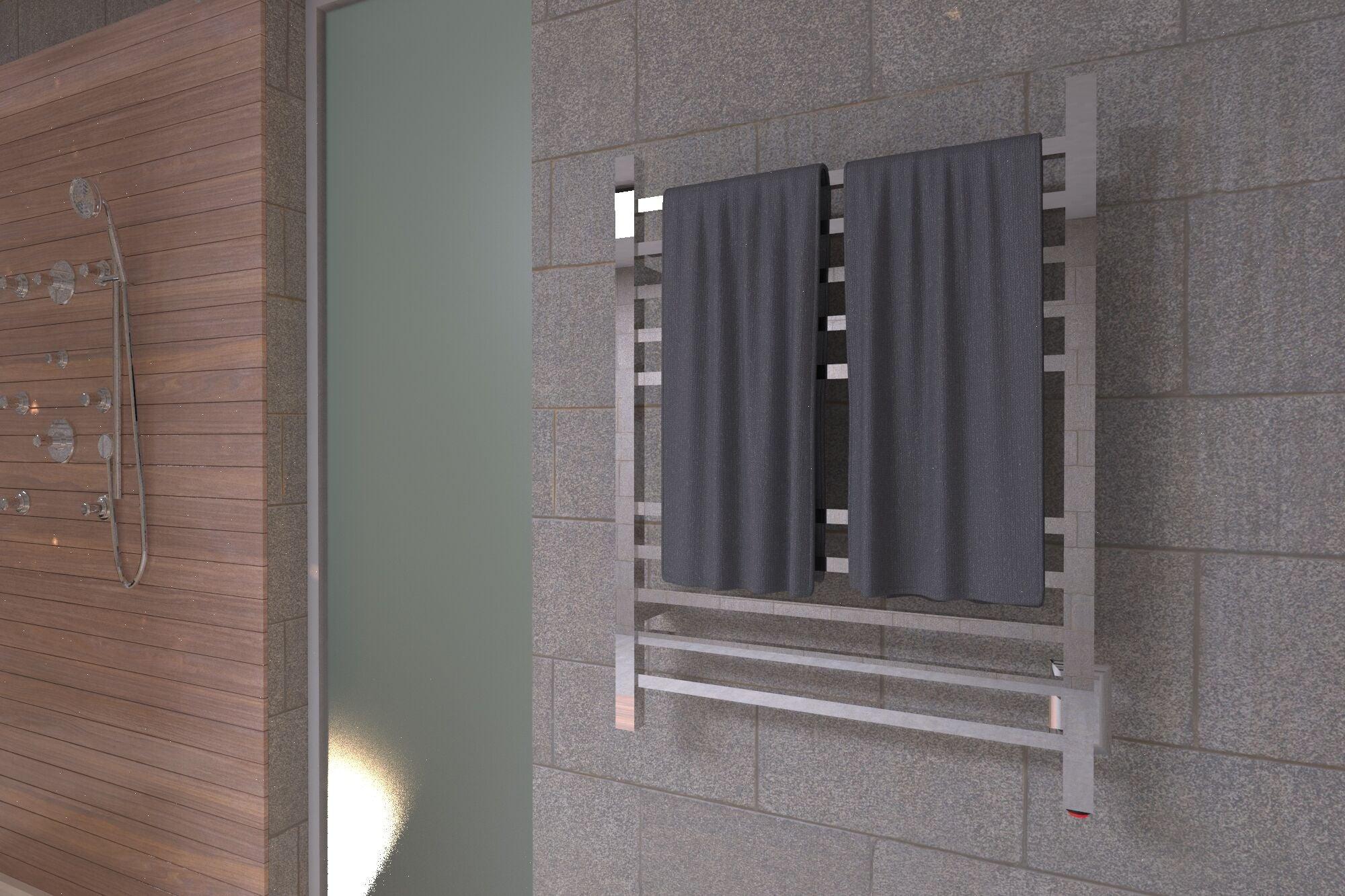 Amba Radiant 10-Bar Plug-in & Hardwired Bathroom Towel Warmer - 24