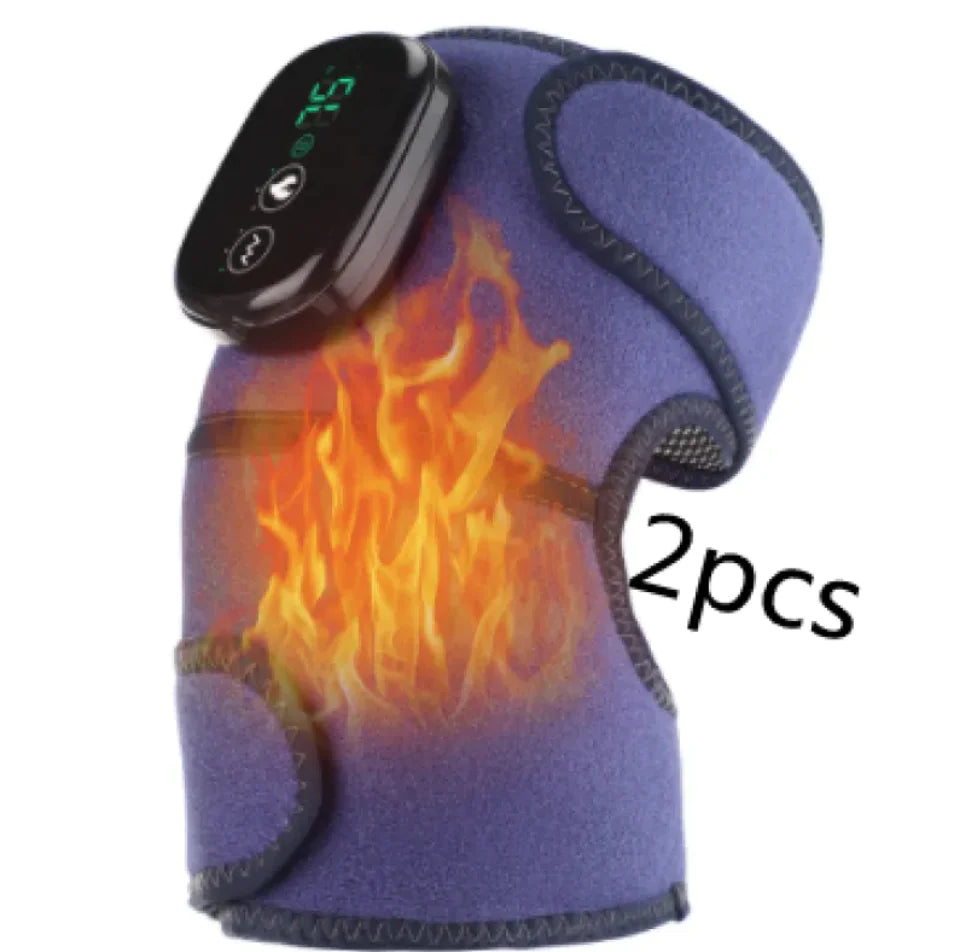 Electric Heating Knee Pads for Pain Relief - Rechargeable Moxibustion Therapy Knee Warmers for Arthritis, Joint Pain & Muscle Recovery - Perfect for Home Use, Sports Recovery & Winter Warmth