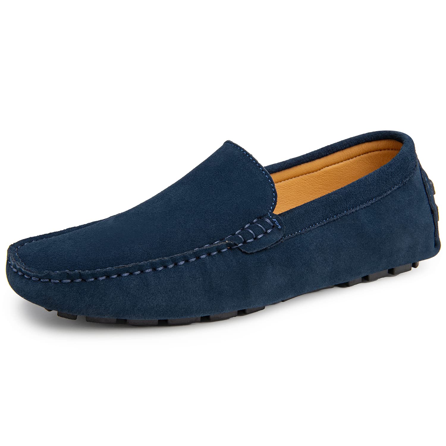 Go Tour Men's Penny Loafers - Comfortable Slip-On Moccasin Driving Shoes & Casual Boat Shoes for Work, Travel, and Everyday Wear