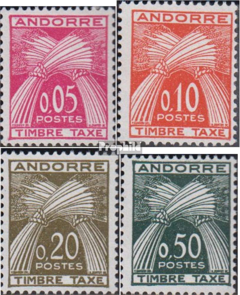 **Andorra 1961 French Post P42-P45 Complete Stamp Set MNH - Unmounted Mint Never Hinged - Rare Collectible Postage Stamps for Philatelists & Enthusiasts | Perfect for Stamp Albums, Framing & Gifts**