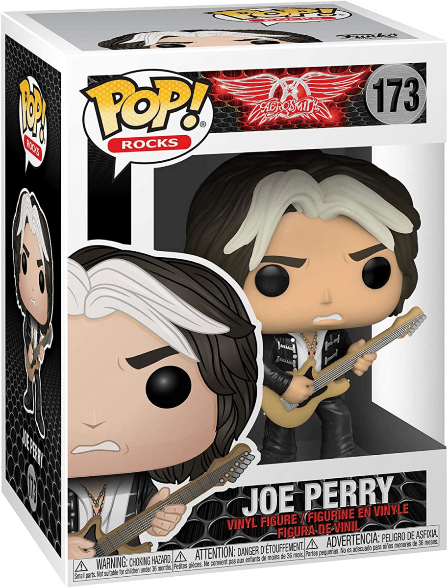 Aerosmith Joe Perry Funko Pop Vinyl Figure #173 - Limited Edition Collectible for Music Fans & Rock Band Merch Lovers - Perfect for Display, Gifts, and Pop Culture Collections
