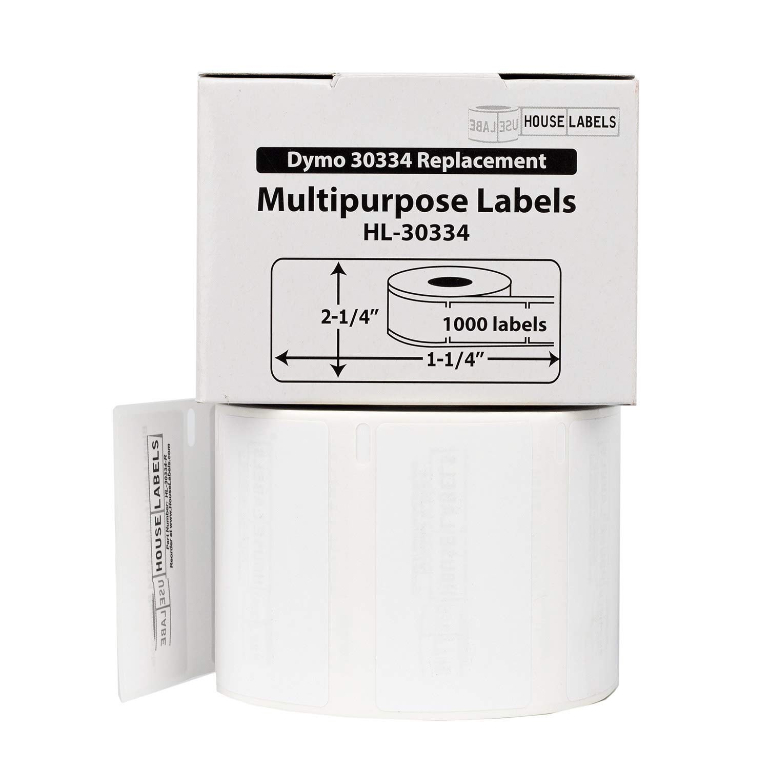 HOUSELABELS Removable Adhesive Multipurpose Labels 2-1/4