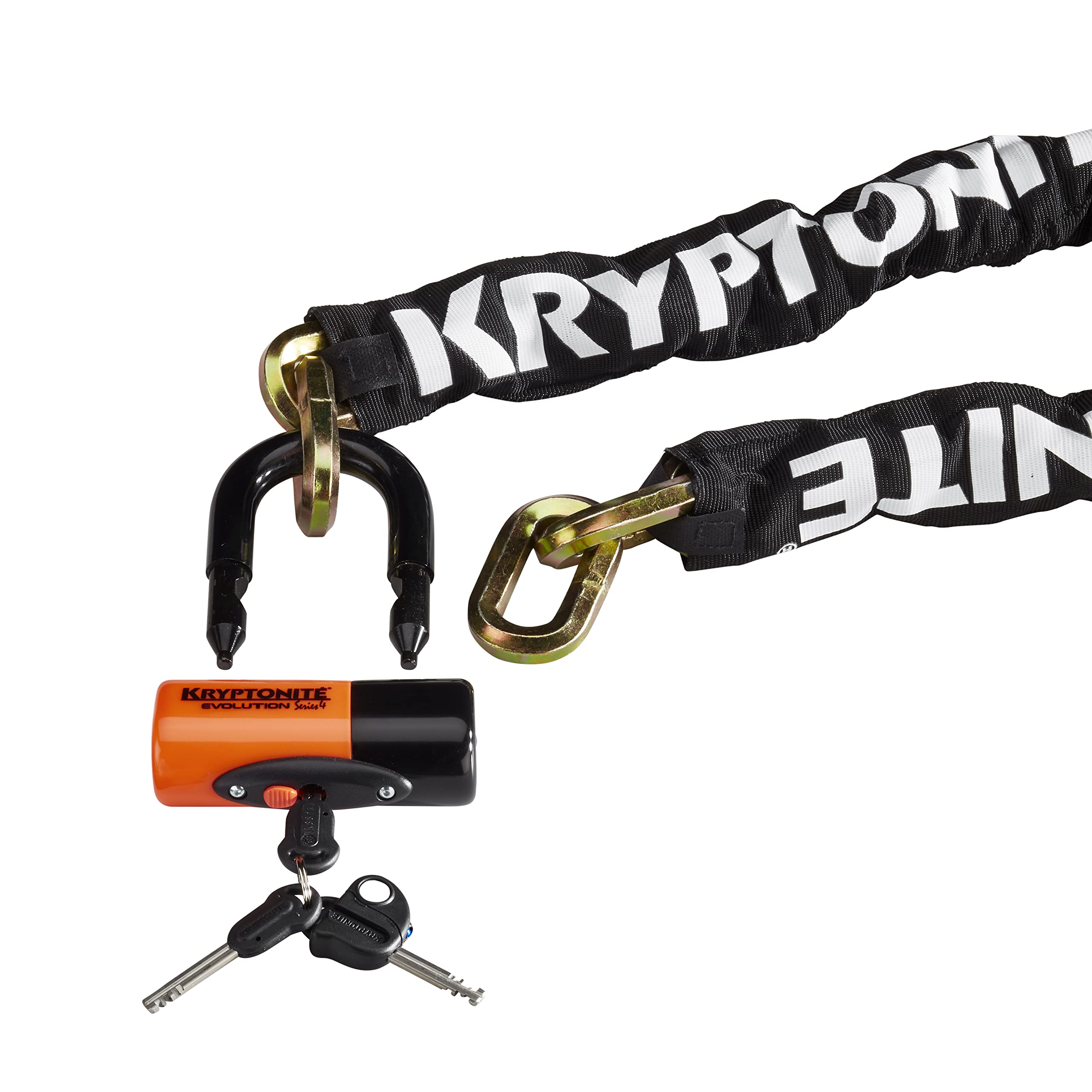 **Kryptonite New York 1210 Heavy Duty Bike Chain Lock – 3.25 Feet Anti-Theft Bicycle Lock with Evolution Disc Lock & Keys – Sold Secure Gold Rated for E-Bikes, Motorcycles, Scooters – Perfect for Urban Commuting & Outdoor Security**