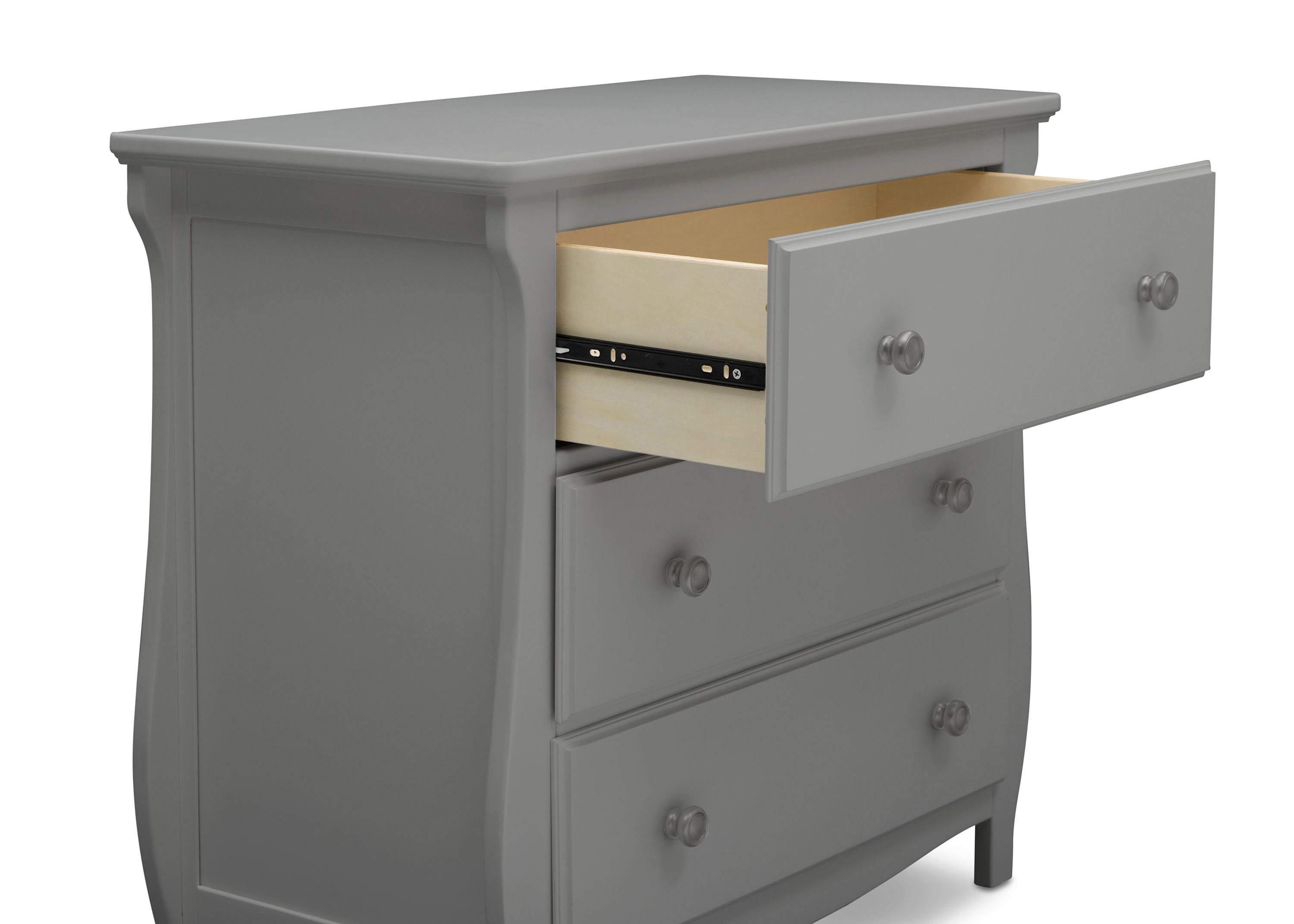 Lancaster 3 Drawer Dresser with Changing Table Top & Secure Interlocking Drawers - Perfect Nursery Storage Solution for Baby Clothes, Diapers & Essentials