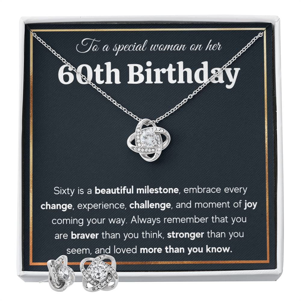 60th Birthday Gifts for Women - Fabulous Necklace with Gift Box | Perfect for Milestone Celebrations