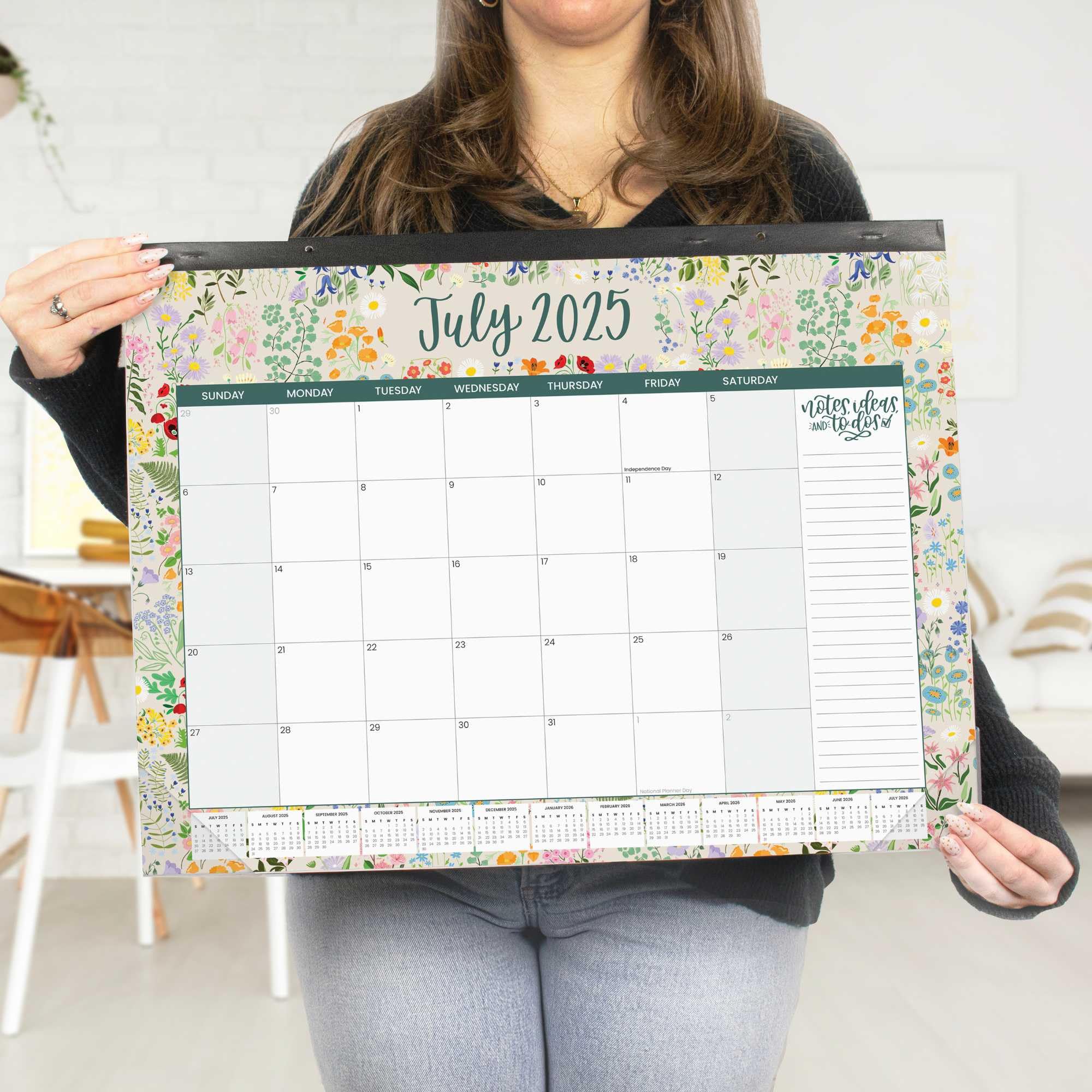 Bloom 2025-2026 Academic Year Wall Calendar (July 2025-July 2026) - 21