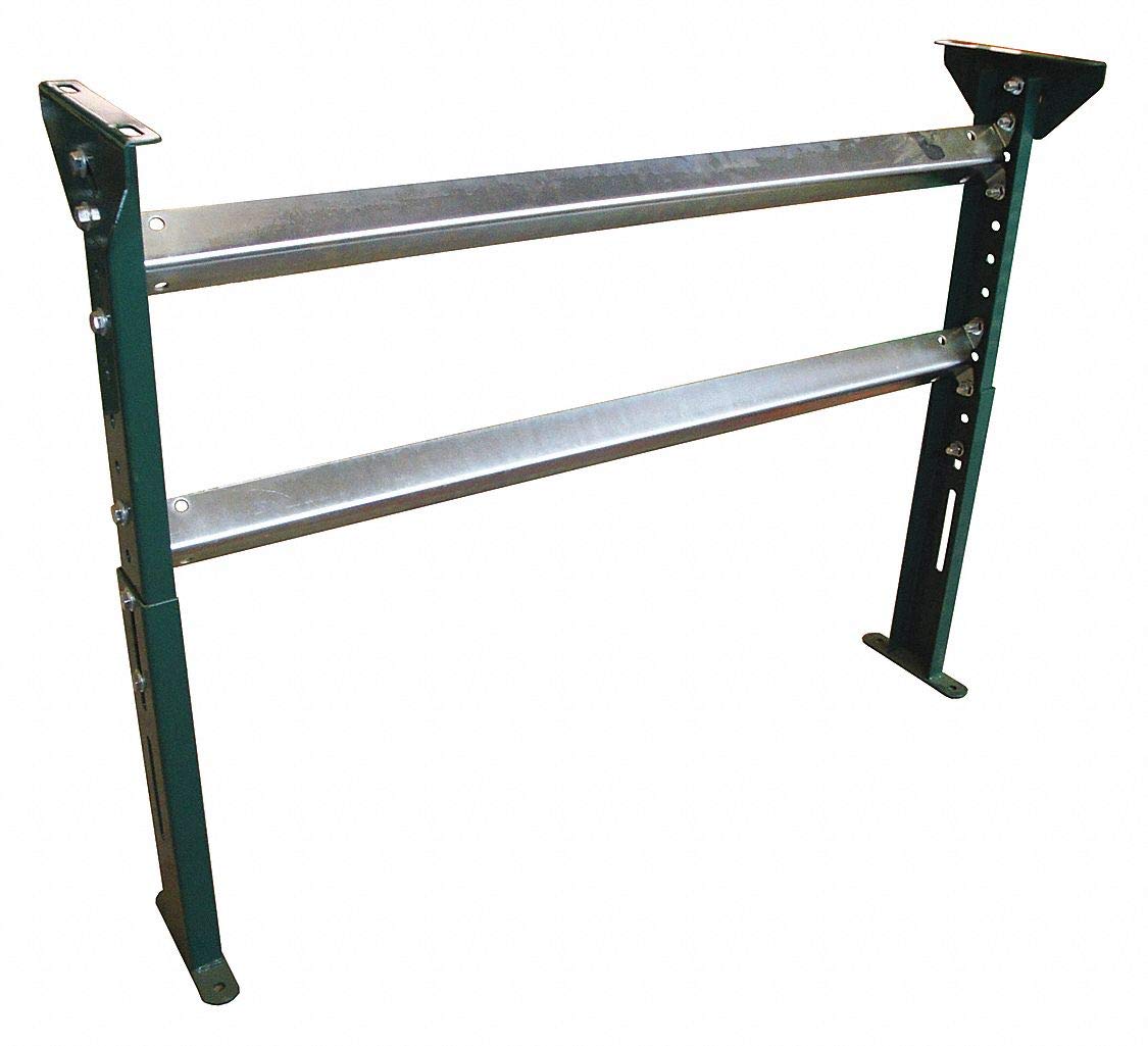 Adjustable Conveyor H-Stand (31 to 43 Inches) - Heavy Duty 10BF Capacity for Warehouse, Factory & Production Line Use