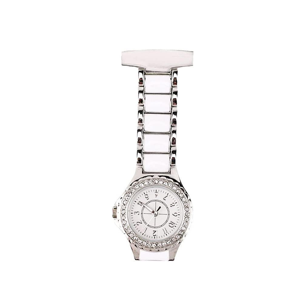 Bosajewel Personalized Name Nurse Watch - Waterproof Lapel Watch for Men & Women - Clip On Pocket Fob Watch for Nurses, Doctors & Nursing Students - Perfect Gift for Medical Professionals - Ideal for Hospital Shifts, Clinical Rotations & Healthcare Work