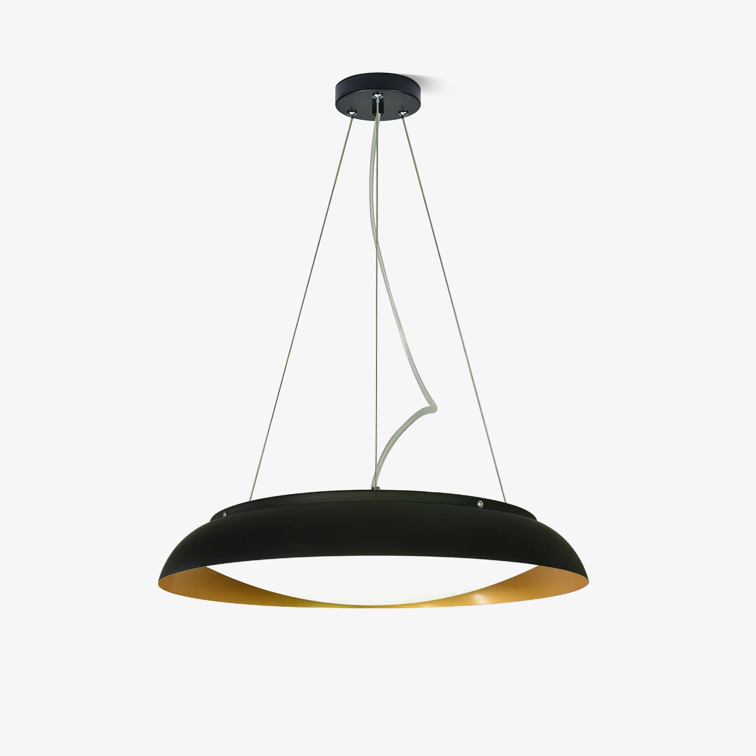 Modern Aero Pendant Light - Sleek Minimalist Ceiling Lamp for Kitchen Island, Dining Room & Bedroom | Energy Efficient LED Lighting Fixture