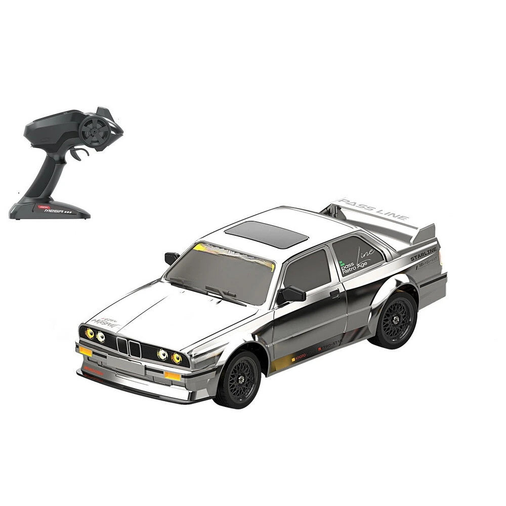 KAMTOM DC162A 1/16 Scale 4WD High-Speed Drift RC Car - 50km/h, ESP Gyro System, LED Headlights - Perfect for Indoor/Outdoor Racing, Drift Practice & RC Hobby Enthusiasts