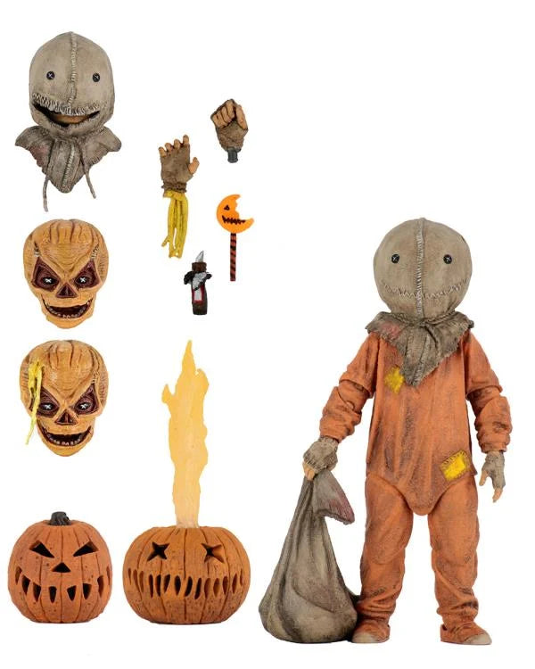 Trick 'r Treat Ultimate Sam Halloween Decoration - Scary Animated Prop for Haunted House, Yard, and Party Decor