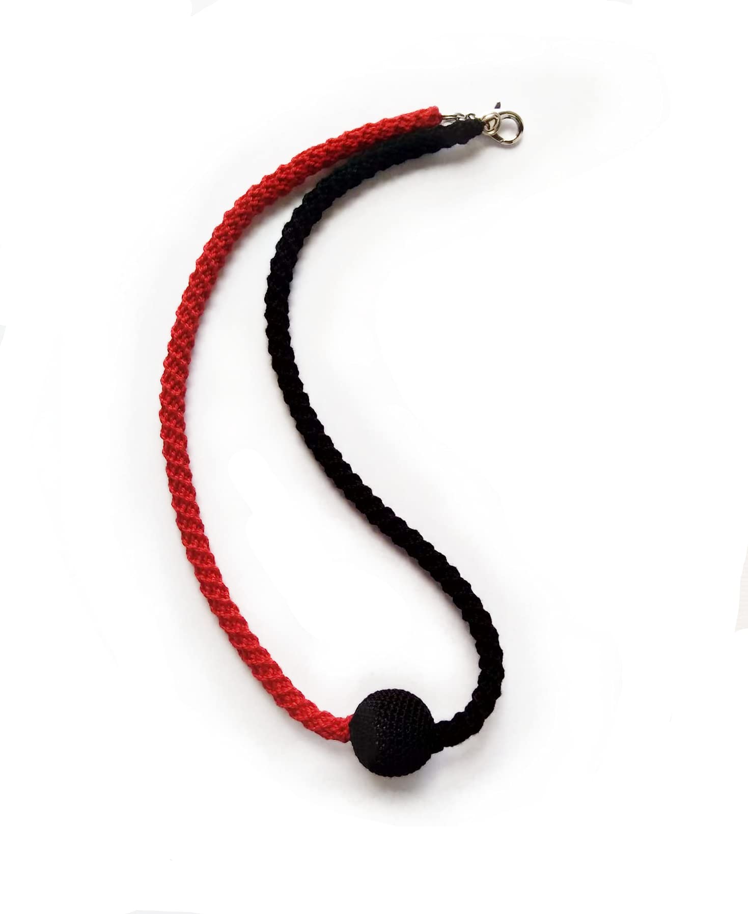 Geometric Minimalist Contemporary Choker Necklace - Handmade Crochet Statement Necklace for Women | Perfect for Boho Fashion, Casual Wear & Special Occasions