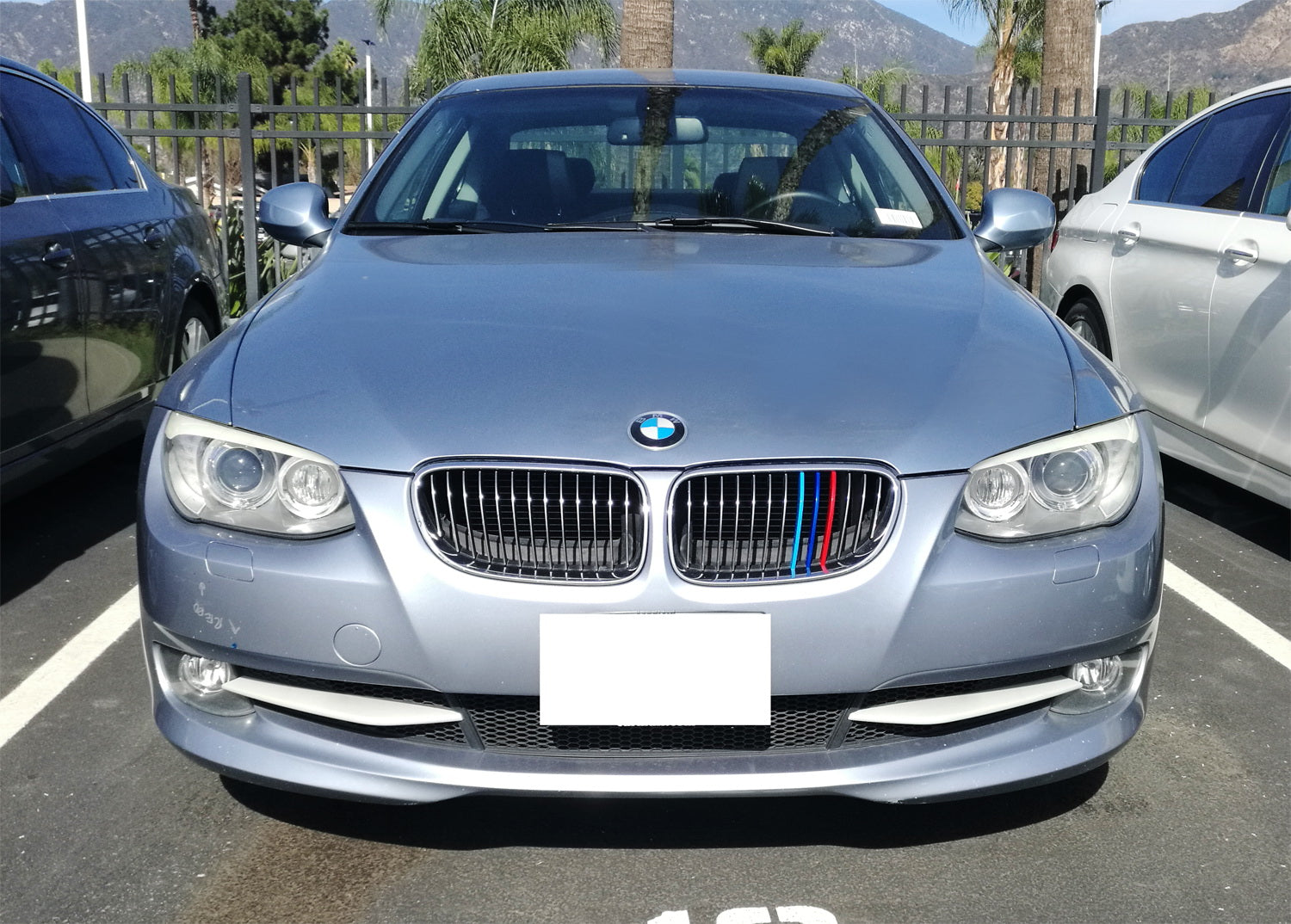 BMW E92 E93 3 Series Coupe M Color Grille Insert Trims with 13 Beams - Compatible with 2011-2013 Models | Stylish Front Grille Upgrade for Enhanced Appearance & Sporty Look