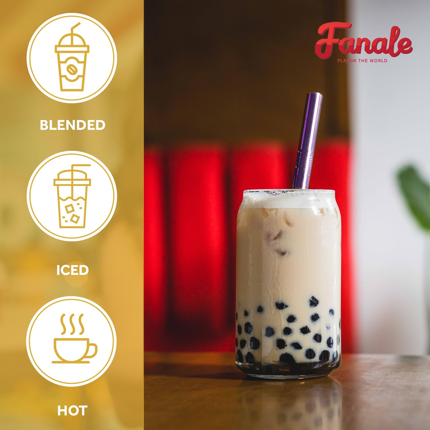 Premium Lavender Bubble Tea Powder for Boba & Milk Tea | 2.2lb Bulk Instant Flavoring Powder for Baking, Smoothies, Desserts & Drinks | Vegan & Gluten-Free Boba Tea Mix | Perfect for Home Cafes, Tea Shops & DIY Drinks