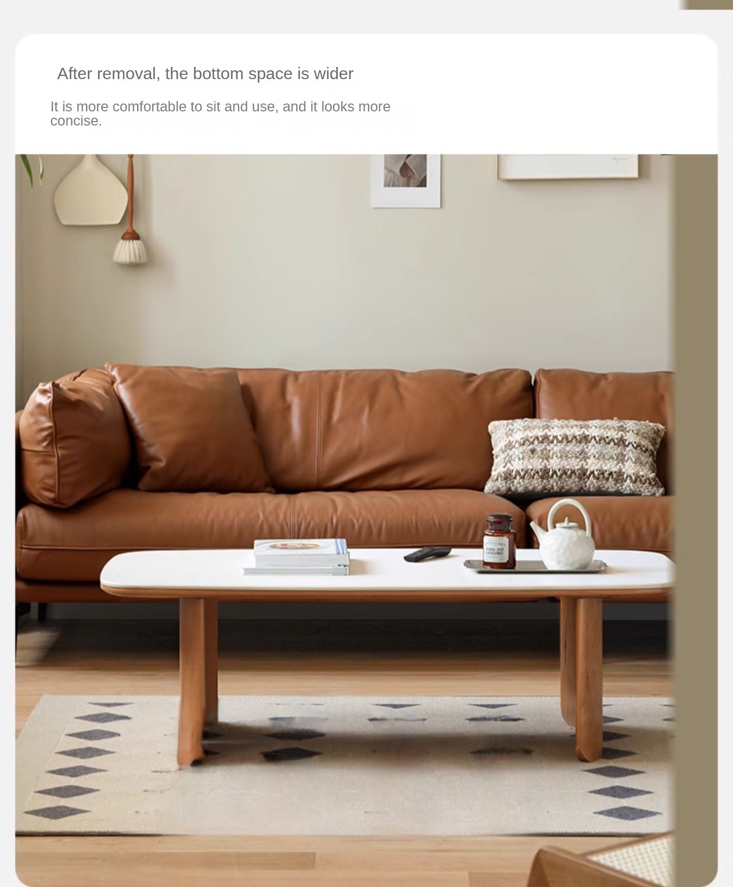 Premium Black Walnut & Cherry Solid Wood Coffee Table - Handcrafted Rustic Modern Living Room Centerpiece for Home Decor & Entertainment Spaces