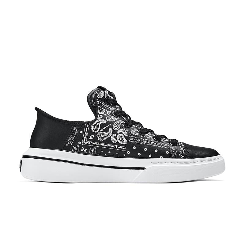 SNOOP DOGG Slip-On Sneakers - SNOOP ONE 251017/BKW - Comfortable Casual Shoes for Men, Streetwear Fashion, Everyday Wear & Hip Hop Style
