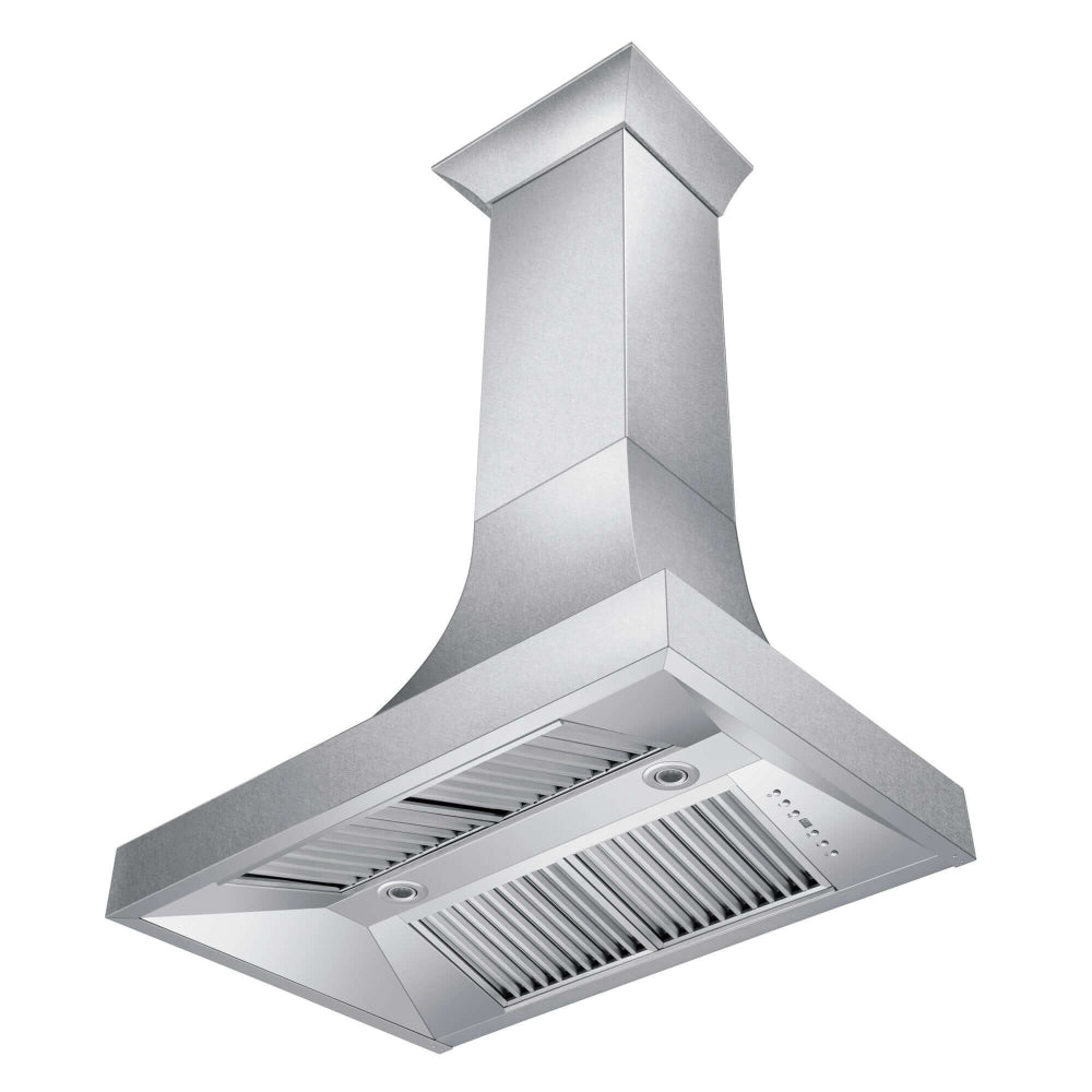 ZLINE 8632S Designer Series Satin Stainless Steel Ducted Wall Range Hood - 30