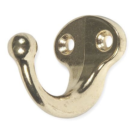 Premium Brass Coat & Garment Hooks - Heavy Duty Wall Mounted Hooks for Jackets, Robes & Hats - Perfect for Entryway, Closet & Bathroom Organization