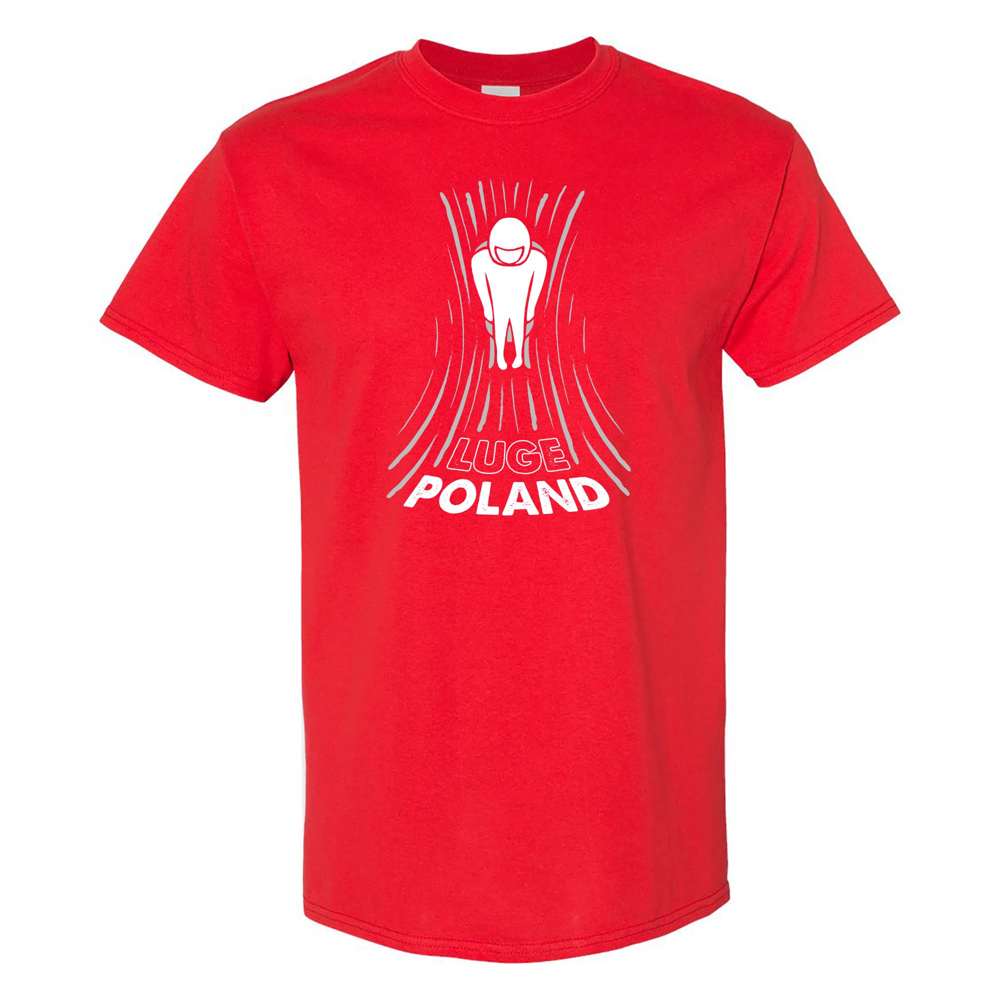 Luge Winter Sports Team T-Shirt - Comfortable & Stylish for Winter Games & Outdoor Activities