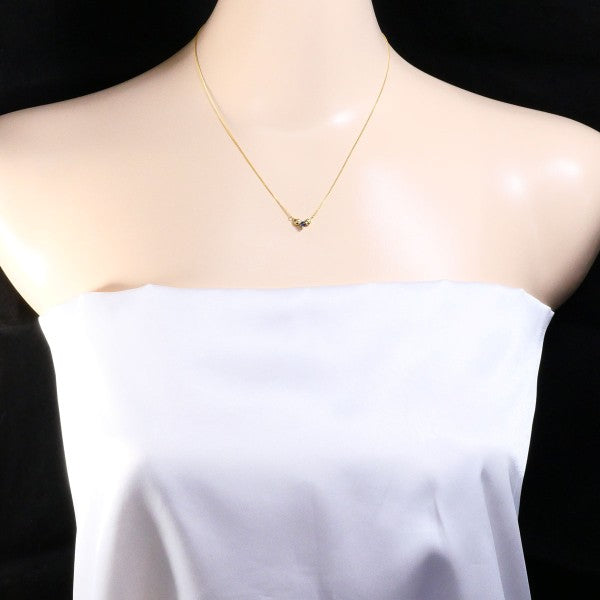 18K Yellow Gold Sapphire Necklace for Women - Elegant Blue Gemstone Jewelry Gift for Birthday, Anniversary & Special Occasions